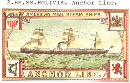 SS Bolivia stamp